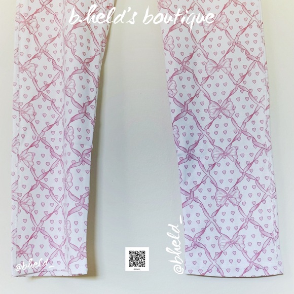 Roller Rabbit x LoveShackFancy Baby Bow Hearts Pajamas in Pink Sz Small New NWT - Picture 13 of 16